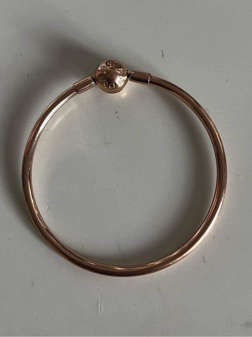 Rose Gold Pandora Bangle